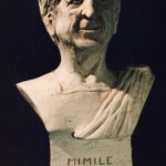 Buste de Mimile sculpté par Pierre Lemé