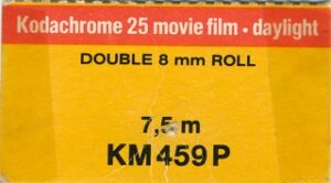 Boite pellicule Kodak double 8mm