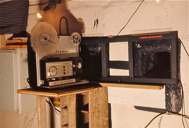 Projecteur Silma Bivox - 8 mm et Super 8 - Sonore Cabine de projection du Kino Palace - Rouen